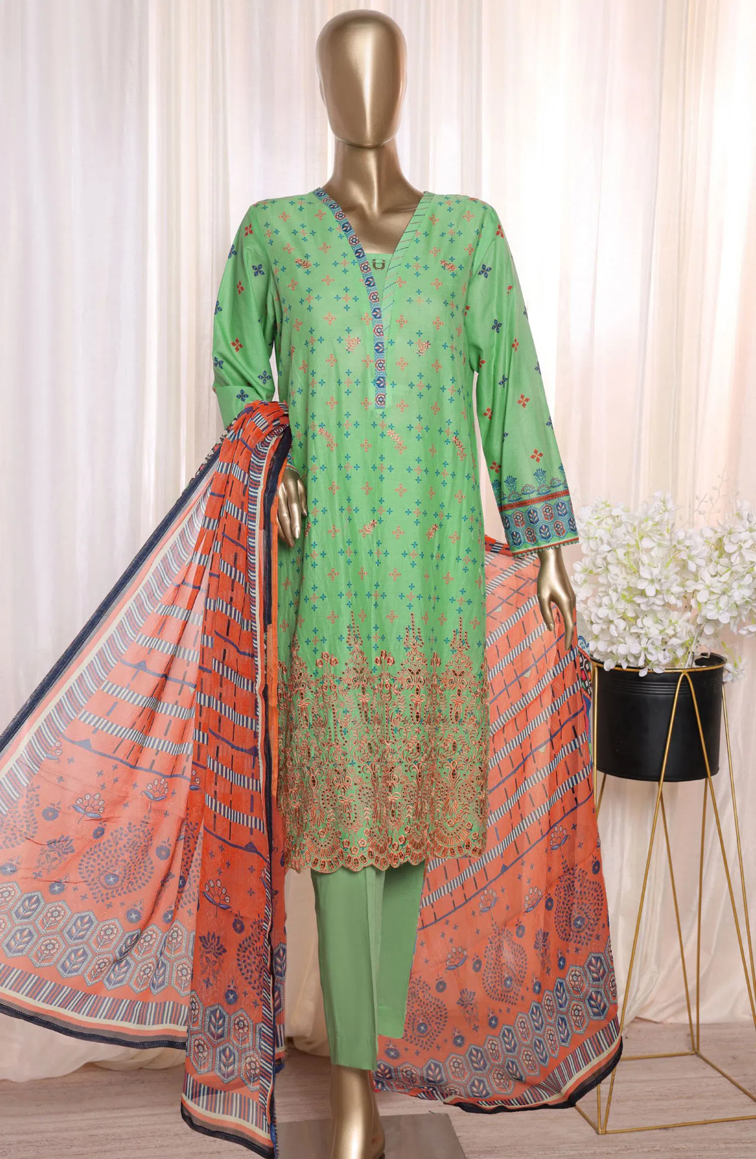 HZ Anmol Chikankari Embroidered Collection Vol 02 - ACE 23464