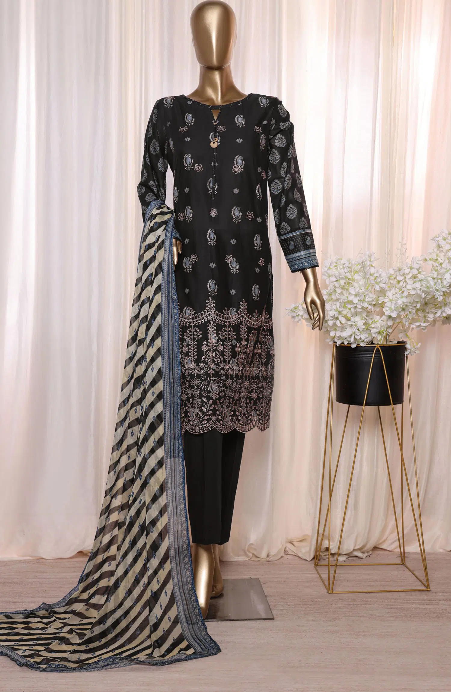 HZ Anmol Chikankari Embroidered Collection Vol 02 - ACE 23465