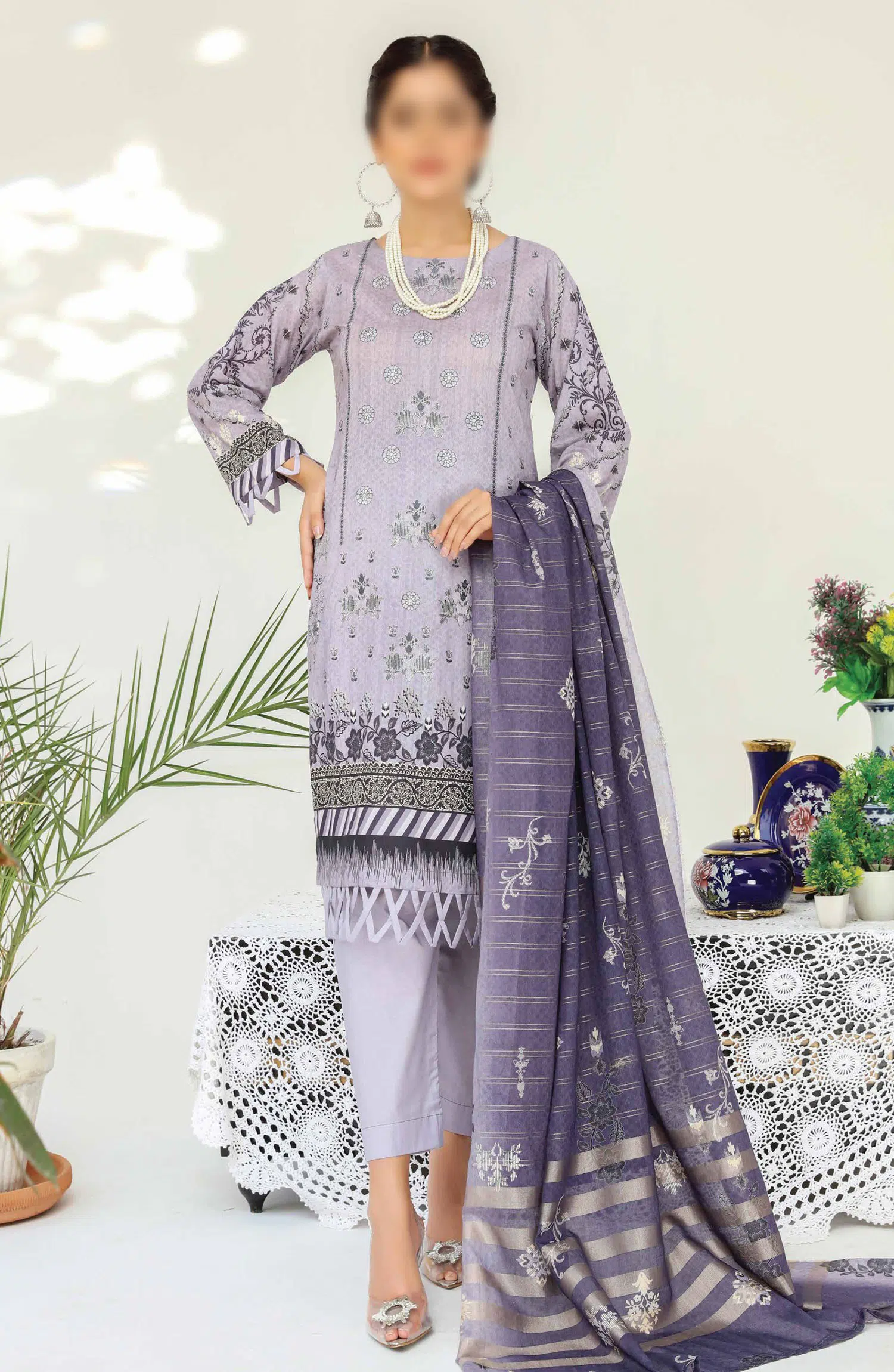 Abisha Dil E Momin Printed and Embroidered Lawn Collection Vol 50 - ART 06