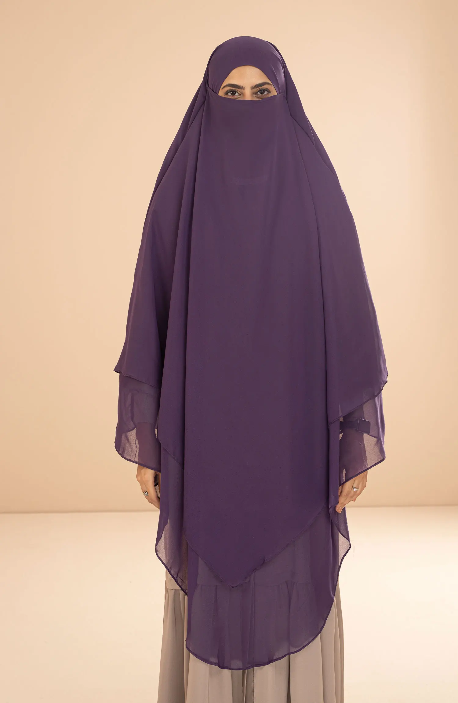 Black Camels Bareerah Khimar Hijab Collection - BKH 09