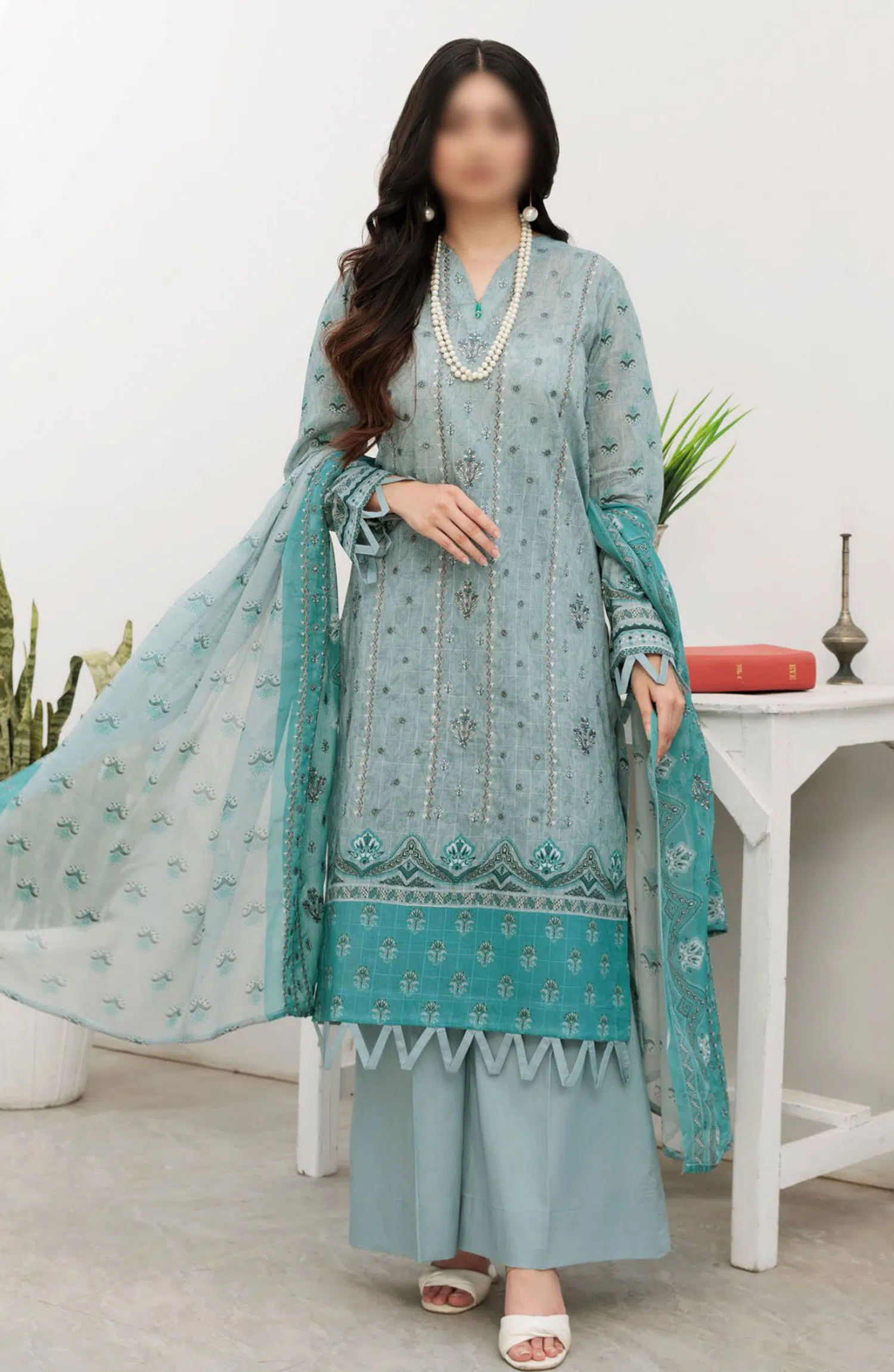Noor E Hani Printed and Embroidered Lawn Collection Vol 43 - Design 05