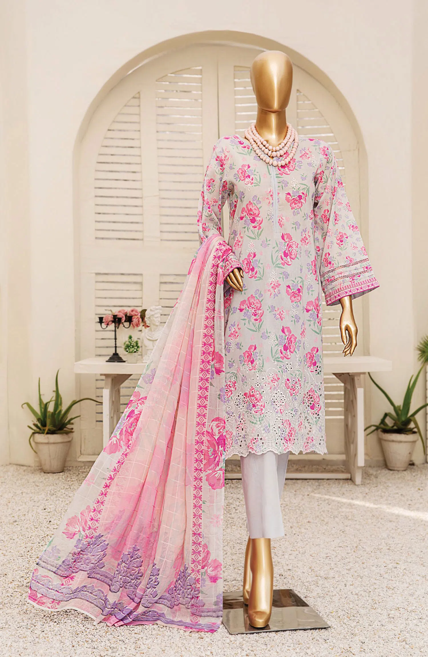 Tarzz Lawn Printed  Embroidered Collection Vol 02 - Design 02