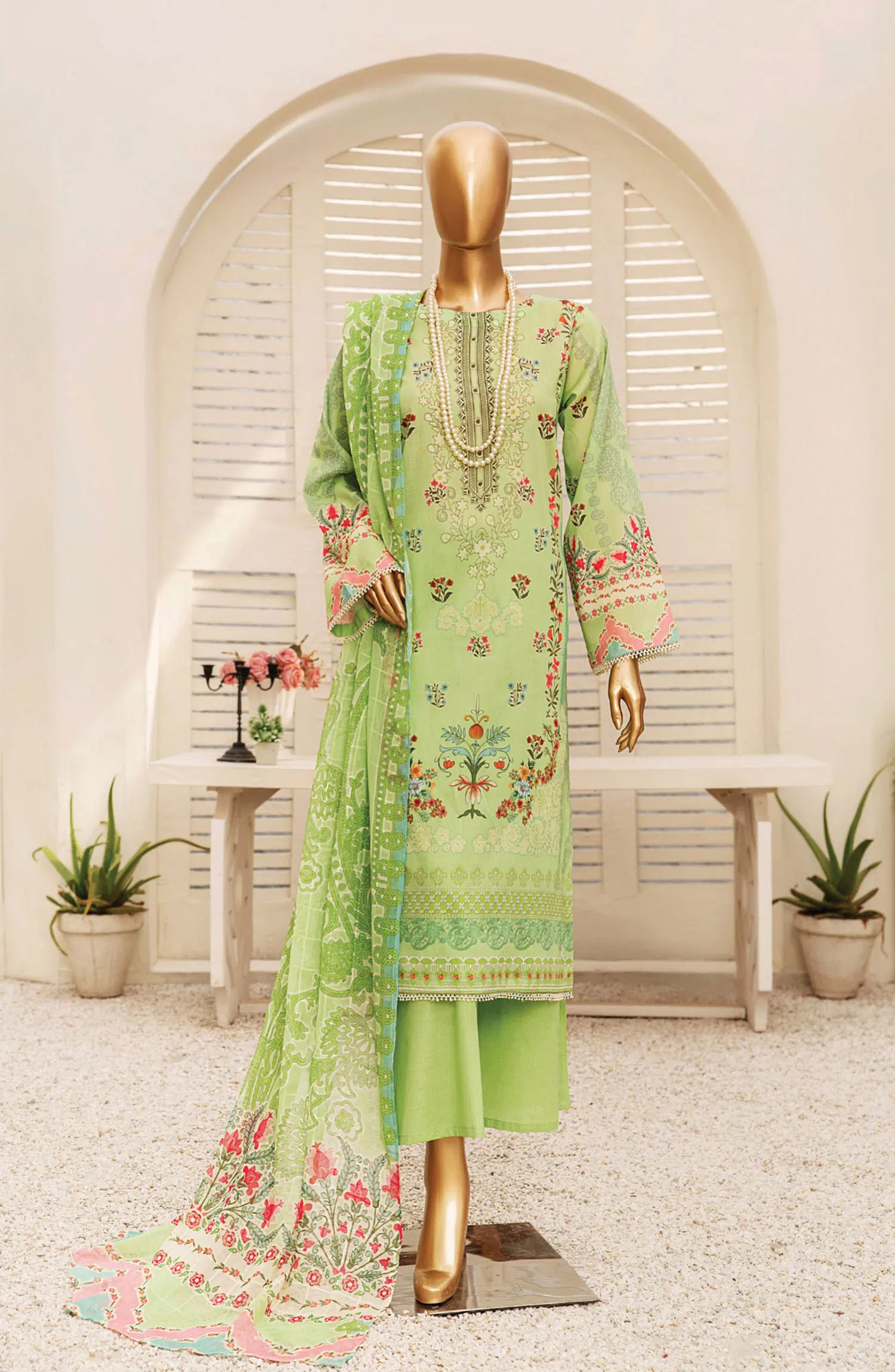 Tarzz Lawn Printed  Embroidered Collection Vol 02 - Design 05