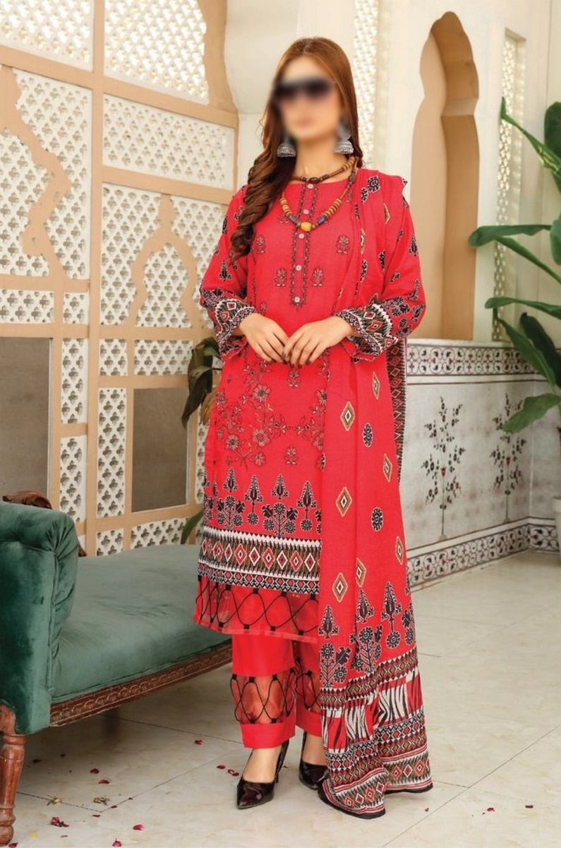 Design 05 Florence Lawn Digital Printed Embroidered Collection Vol 16