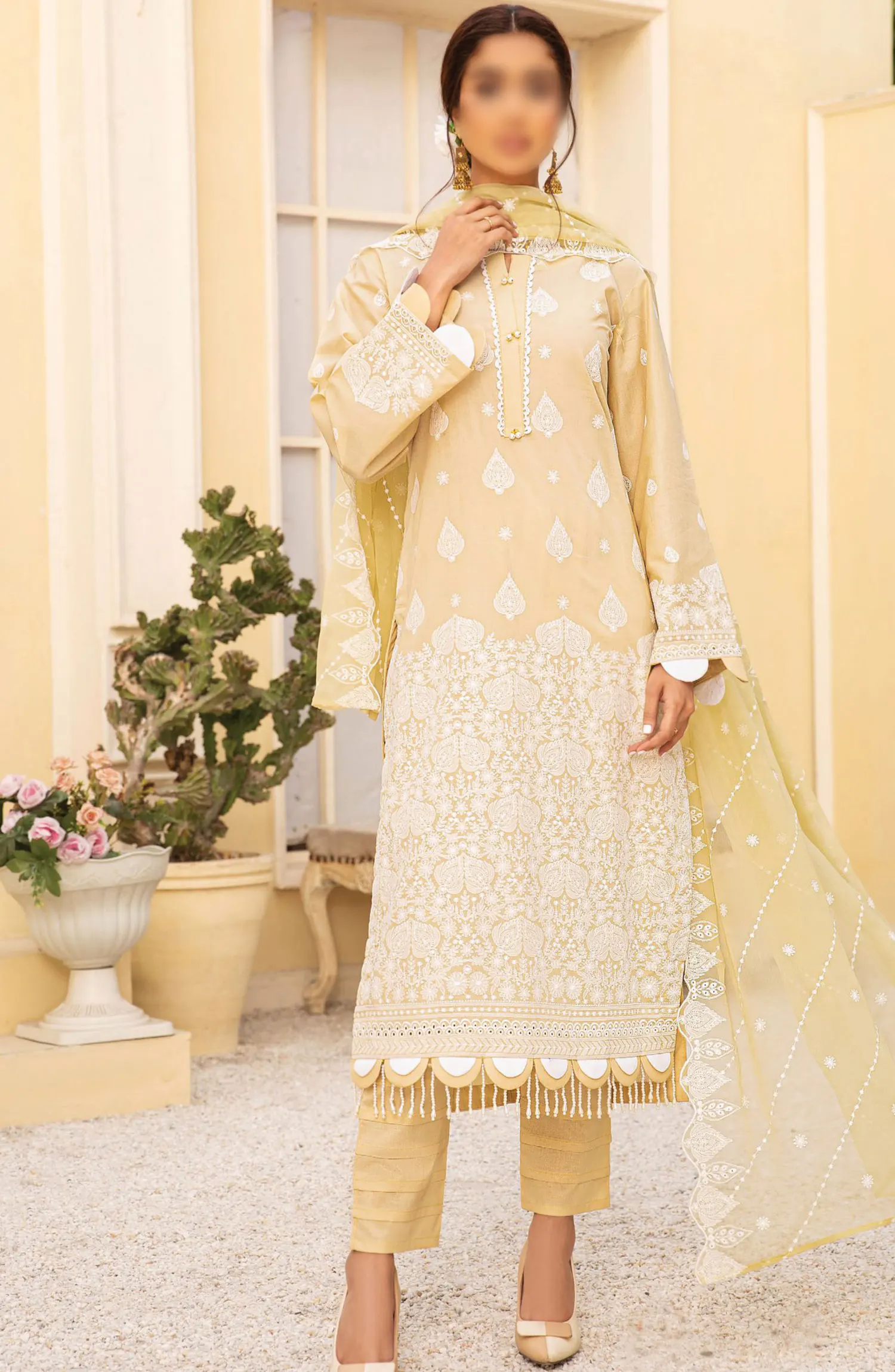 Lawnkaari by Khoobsurat Embroidered Lawn Collection 2024 - KL-13