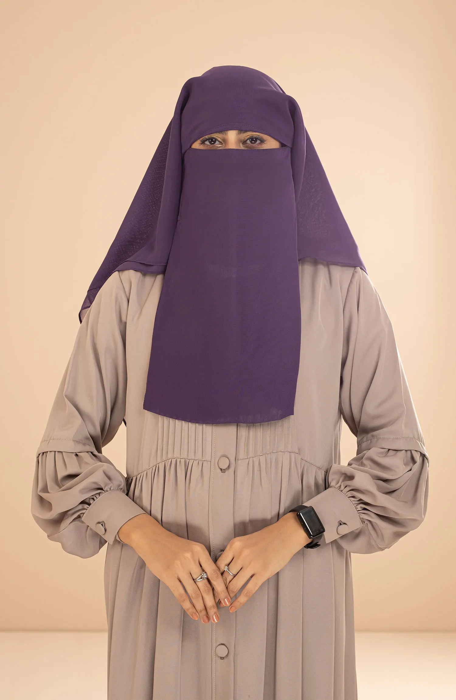 Black Camels Qamasha Hijab Collection - QH - 04