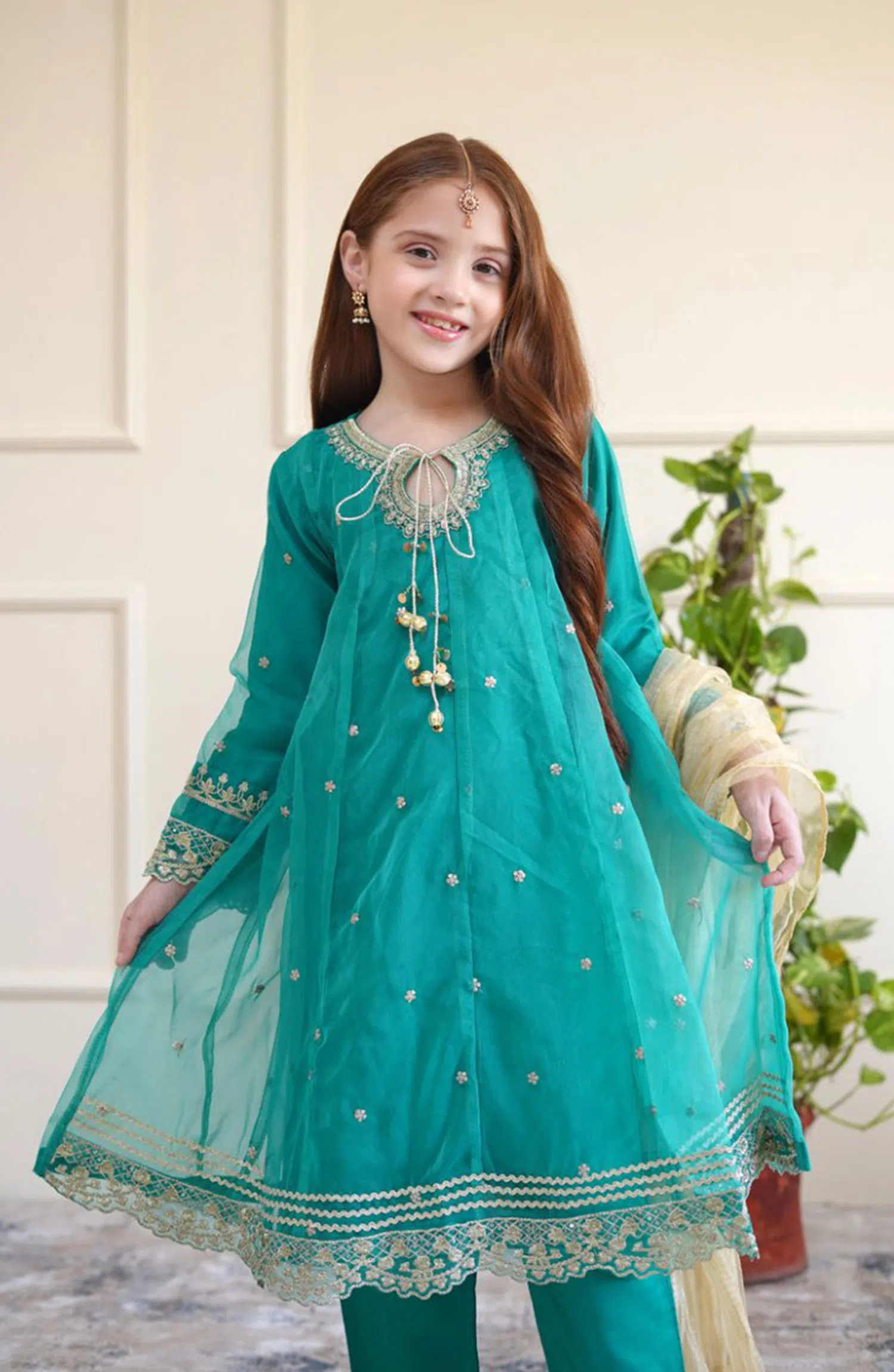 Shanzey Eid Boutique Formal Collection 2024 - SHK 2602 Sea Green
