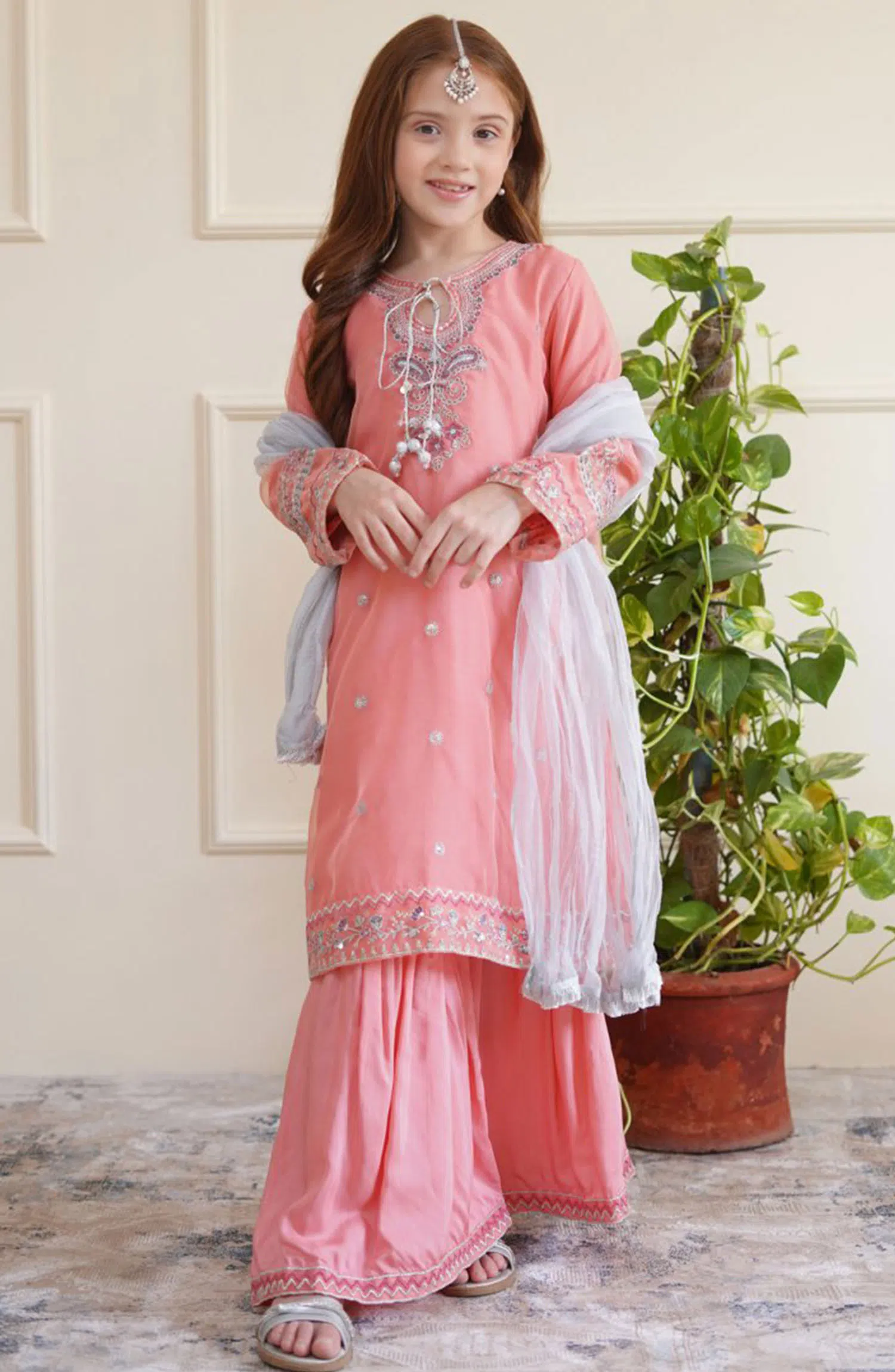 Shanzey Eid Boutique Formal Collection 2024 - SHK 2605 Pink