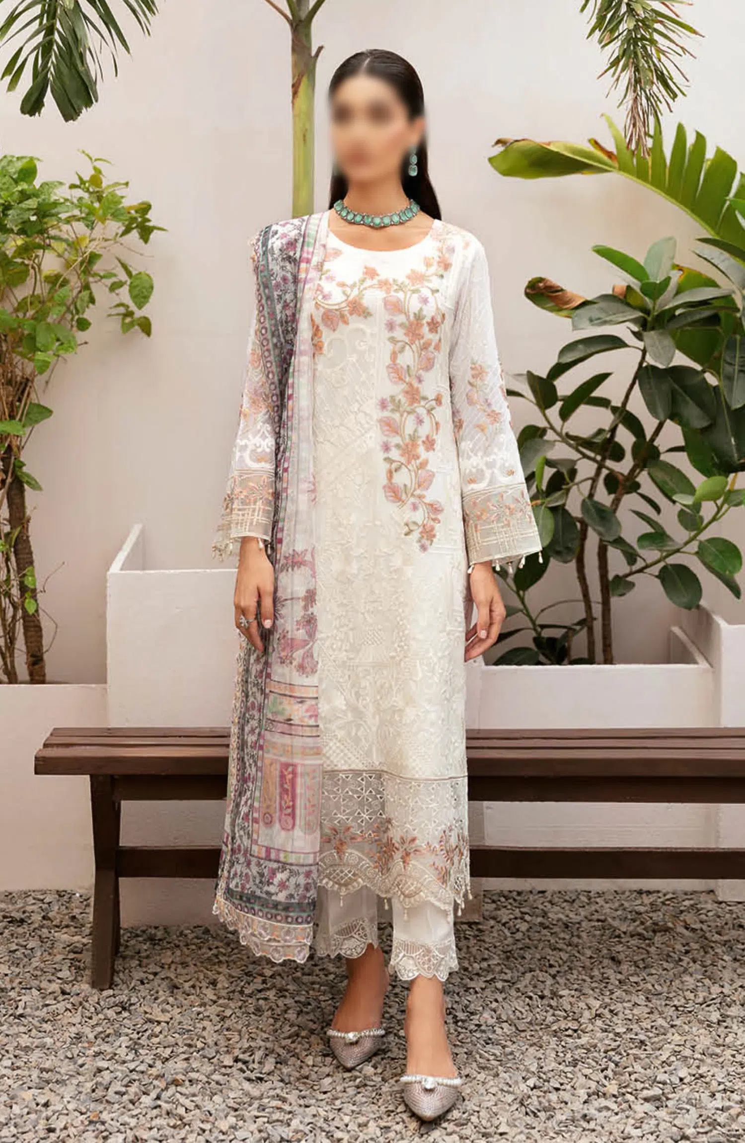 Ramsha Dastan Chiffon Embroidered Collection - T 206