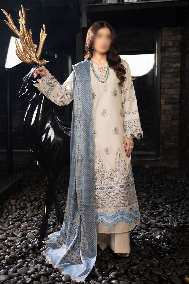 Zimal Embroidered Wool Collection 2023 - ZH 02